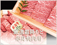厳選霜降りと赤身焼肉用